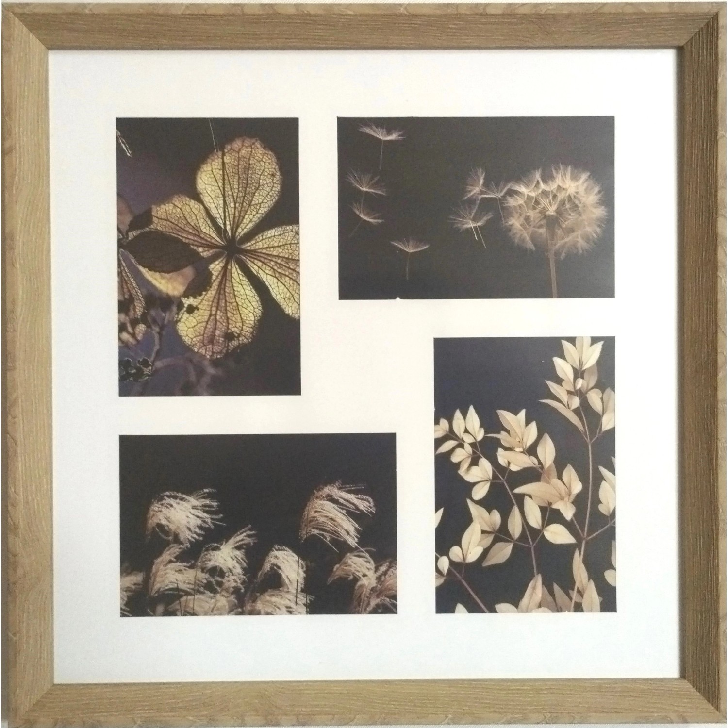 Bondecor Fotorám 1826PLF plastový, dřevo, 34 x 34 cm