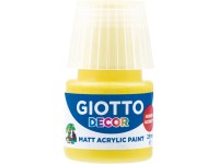 GIOTTO Akrylová barva Decor Acrylic MATT primární žlutá, 25 ml GIOTTO Akrylová barva Decor Acrylic MATT primární žlutá, 25 ml