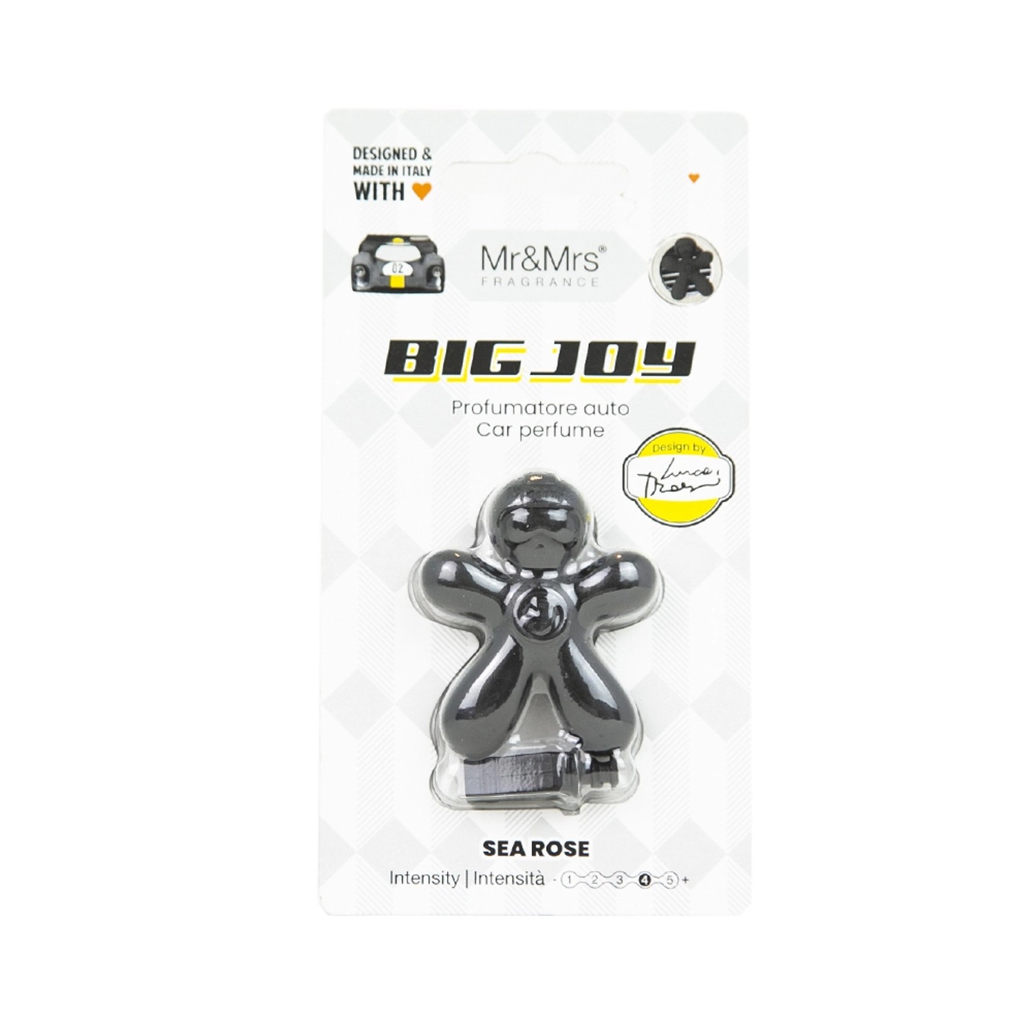 Mr. & Mrs. Osvěžovač vzduchu do auta Big Joy Black Sea Rose