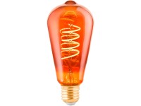 EGLO LED žárovka E27 ST64, 4 W, 30 lm, 2000 K, měděná