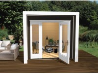Weka Designový zahradní domek 263, vel. 1, antracitová, 245 x 235 cm