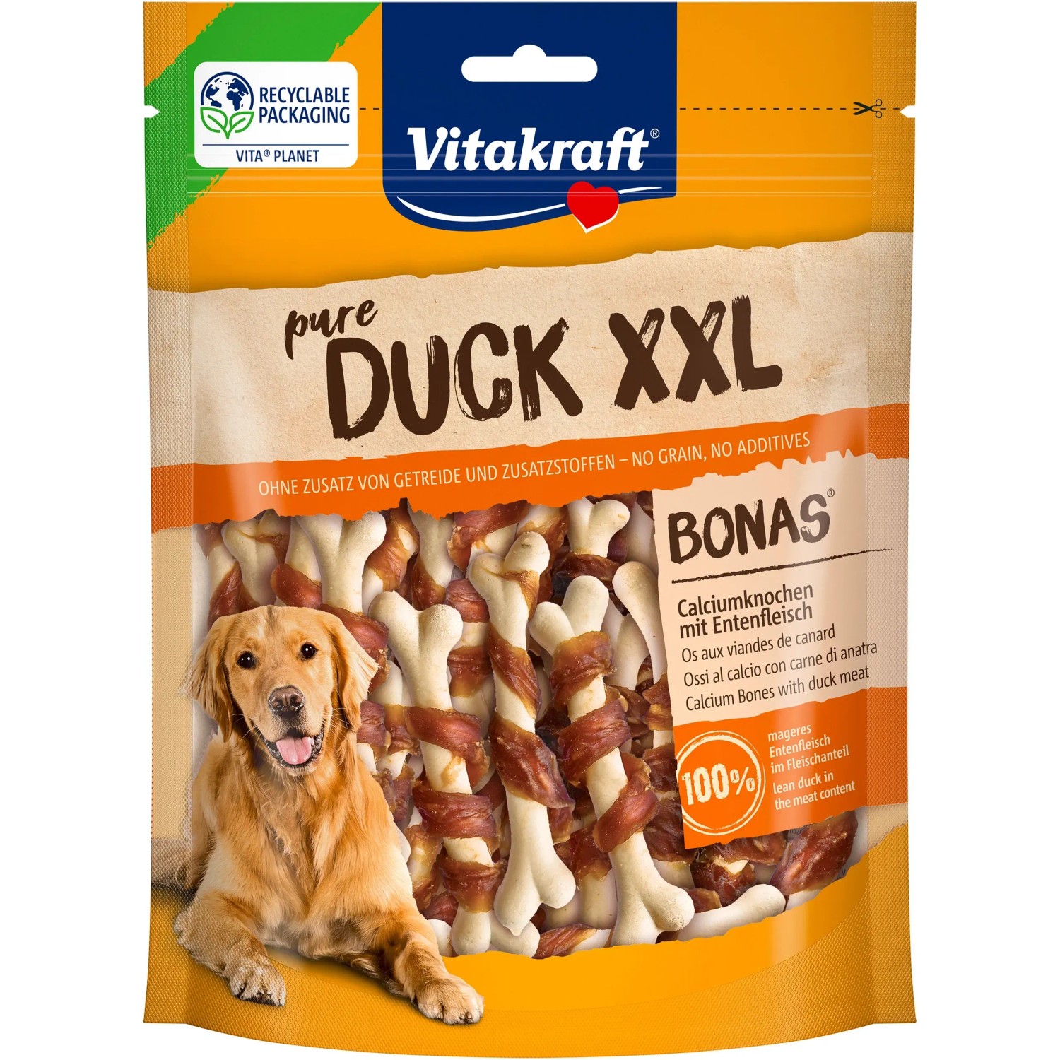 Vitakraft Duck XXL kachní kostičky 200 g