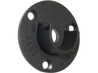 Gardinia Mezistěnový úchyt Industrial Home, černý, pr. 2,5 cm