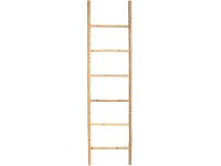 MSV Bambusový žebřík přírodní 6 stupňů, 50 x 190 cm