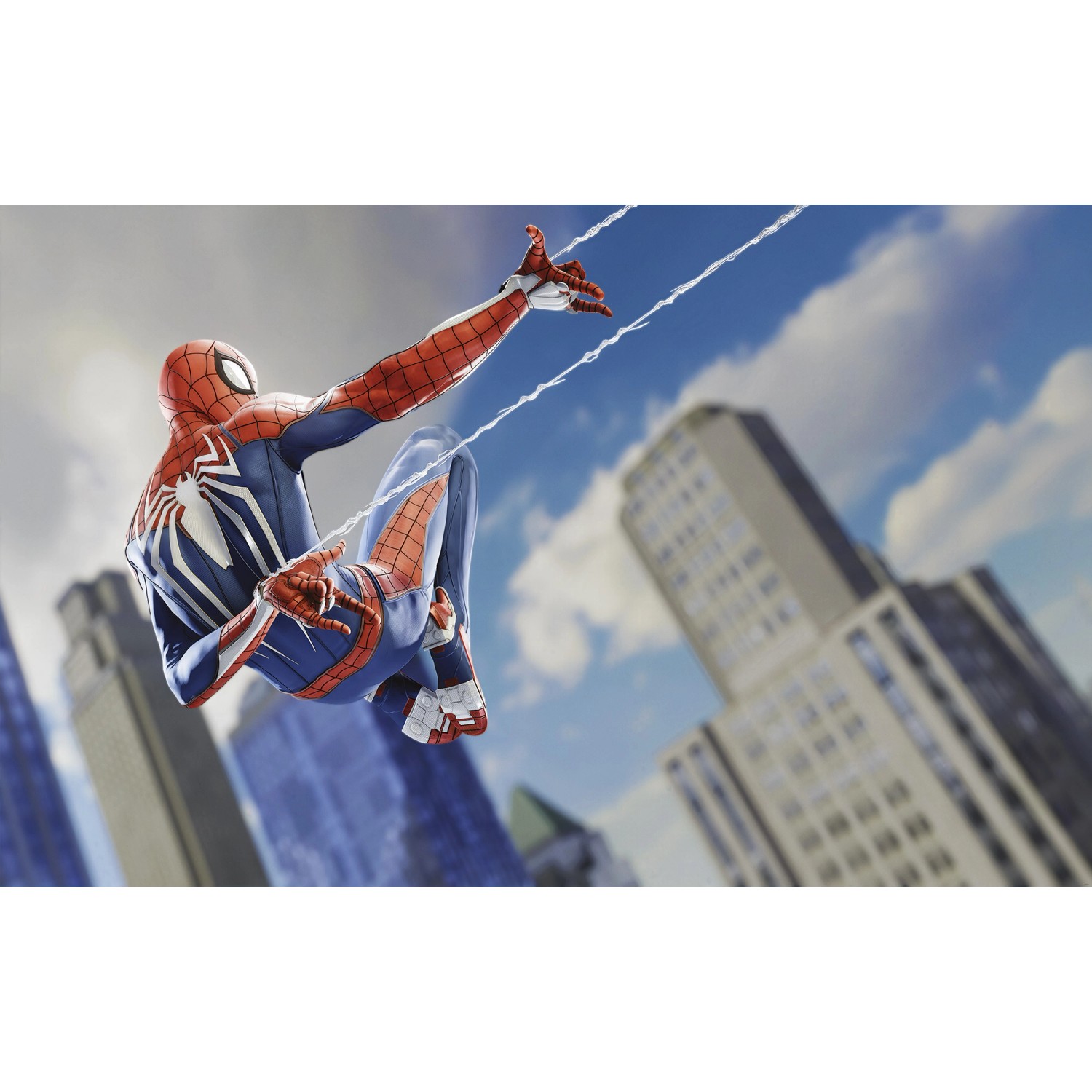 Komar Vliesová fototapeta Marvel Spider-Man Spider Web Shooting 400 x 250 cm