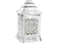 Z-TRADE Hřbitovní lucerna Madona Srdce 26 cm + vklad 80 g