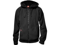 Wfashion Pánská bunda Borg Fleece černá velikost 3XL