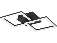 EGLO Stropní LED svítidlo RGBIC 2bodové, černo-bílé, 9,8 W EGLO Stropní LED svítidlo RGBIC 2bodové, černo-bílé, 9,8 W