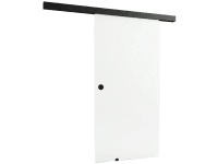 Doorlegro Posuvné dveře EasySlide 65 - set, satin/černá, 205 x 90 cm
