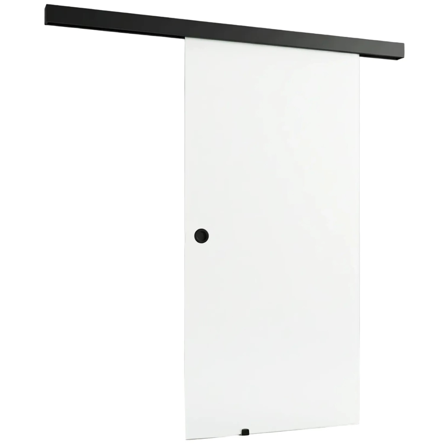 Doorlegro Posuvné dveře EasySlide 65 - set, satin/černá, 205 x 90 cm