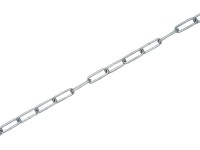 LUX-TOOLS Řetěz dlouhočlánkový kulatý žárově pozinkovaný, pr. 3 mm - metráž