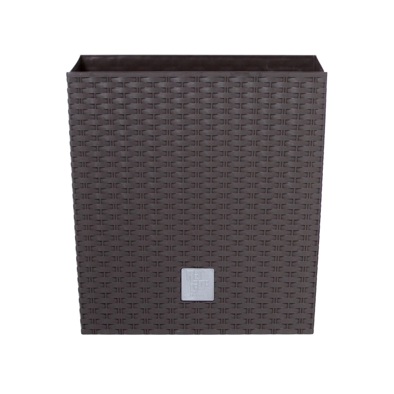 Prosperplast Květináč Rato Low (hnědá, 223x223x228)