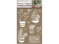 Anděl Přerov Samolepicí dekorace bílé 30 x 21 cm