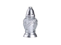 Hřbitovní lampa 24 cm vklad 180 g čirá