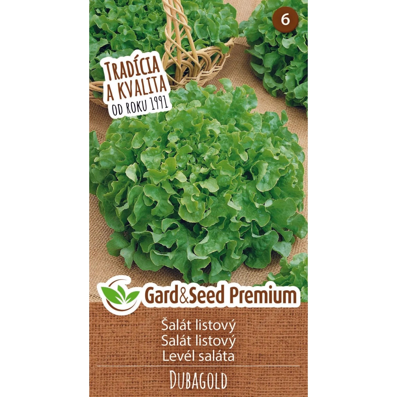 GardenSeed Premium Semínka Salát listový Dubagold