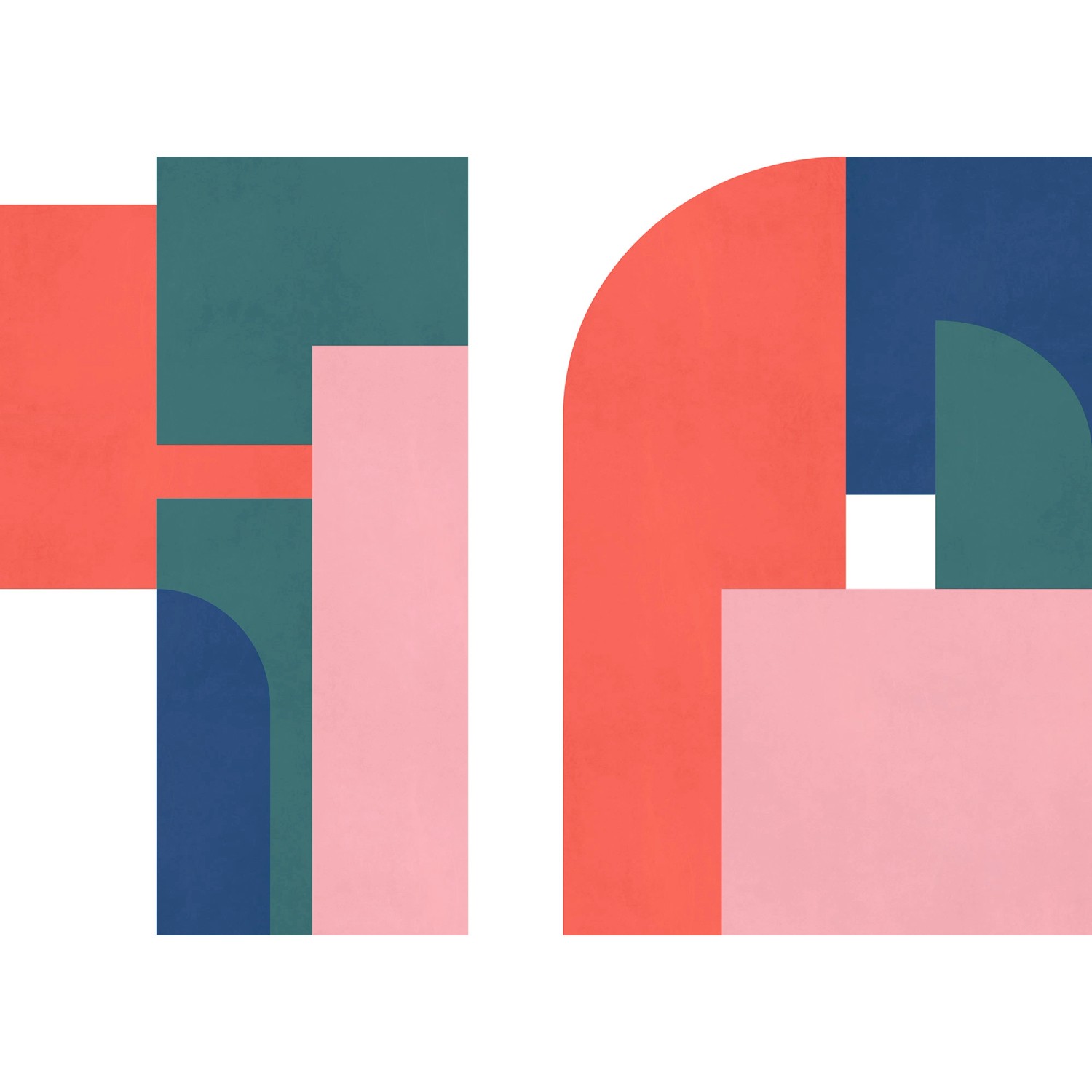 Komar Vliesová fototapeta Geometric Colours 350 x 250 cm