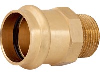 Přechodová vsuvka červený bronz, pr. 28 mm x 26,4 mm (R 3/4), 1 ks Přechodová vsuvka červený bronz, pr. 28 mm x 26,4 mm (R 3/4), 1 ks