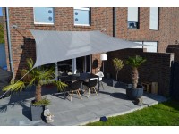 Peddy Shield Stínící plachta HDPE, šedá, 300 x 400 cm