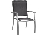 OBI Stohovatelná židle Vigo II, černá, 63 x 66 x 98 cm OBI Stohovatelná židle Vigo II, černá, 63 x 66 x 98 cm