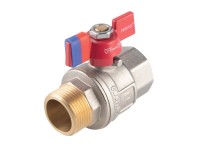 Ferro Kulový plnoprůtočný kohout KFPM11, motýlek ŠM 1/2