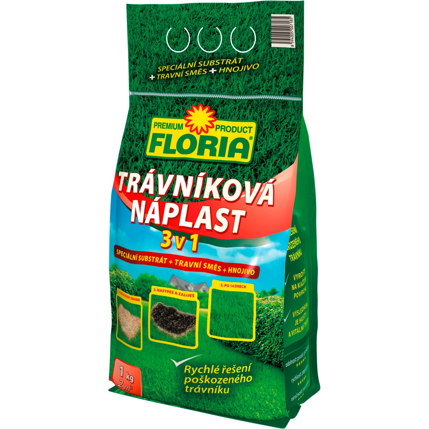 Floria Trávníková náplast 3v1