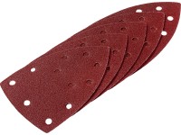 LUX-TOOLS Brusný papír s otvory pro multibrusku K240, 100 x 150 mm, 5 ks