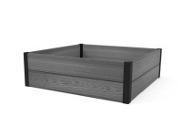 KETER Vyvýšený záhon Maple Square šedý 32 x 106 x 106 cm
