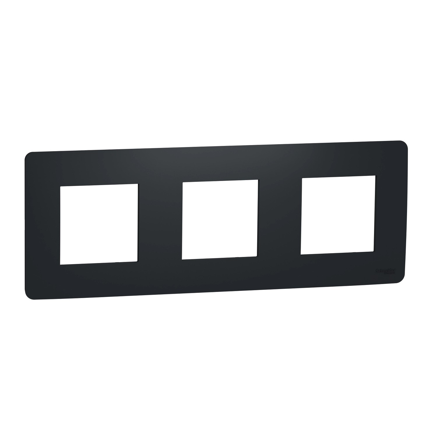 Rámeček Schneider Electric Unica Nová Studio trojnásobný antracit