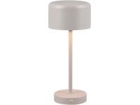 Reality LED stolní lampa JEFF Ultimate grau 15 W 120 lm 3000 K pr. 12,6 x 30 cm