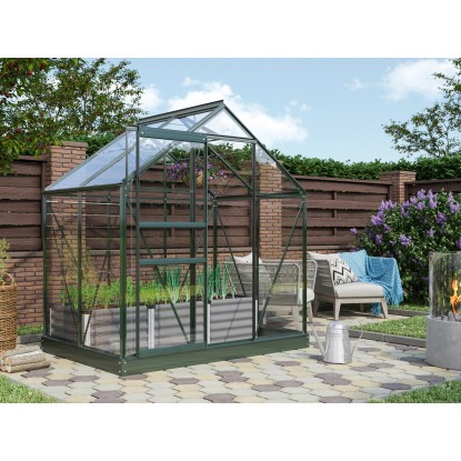 Vitavia Skleník Venus 2500 ESG 3 mm, zelená, 195 x 131 cm, 2,5 m2