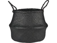 Úložný košík Minimalist Zen 35 cm x průměr 39 cm černý