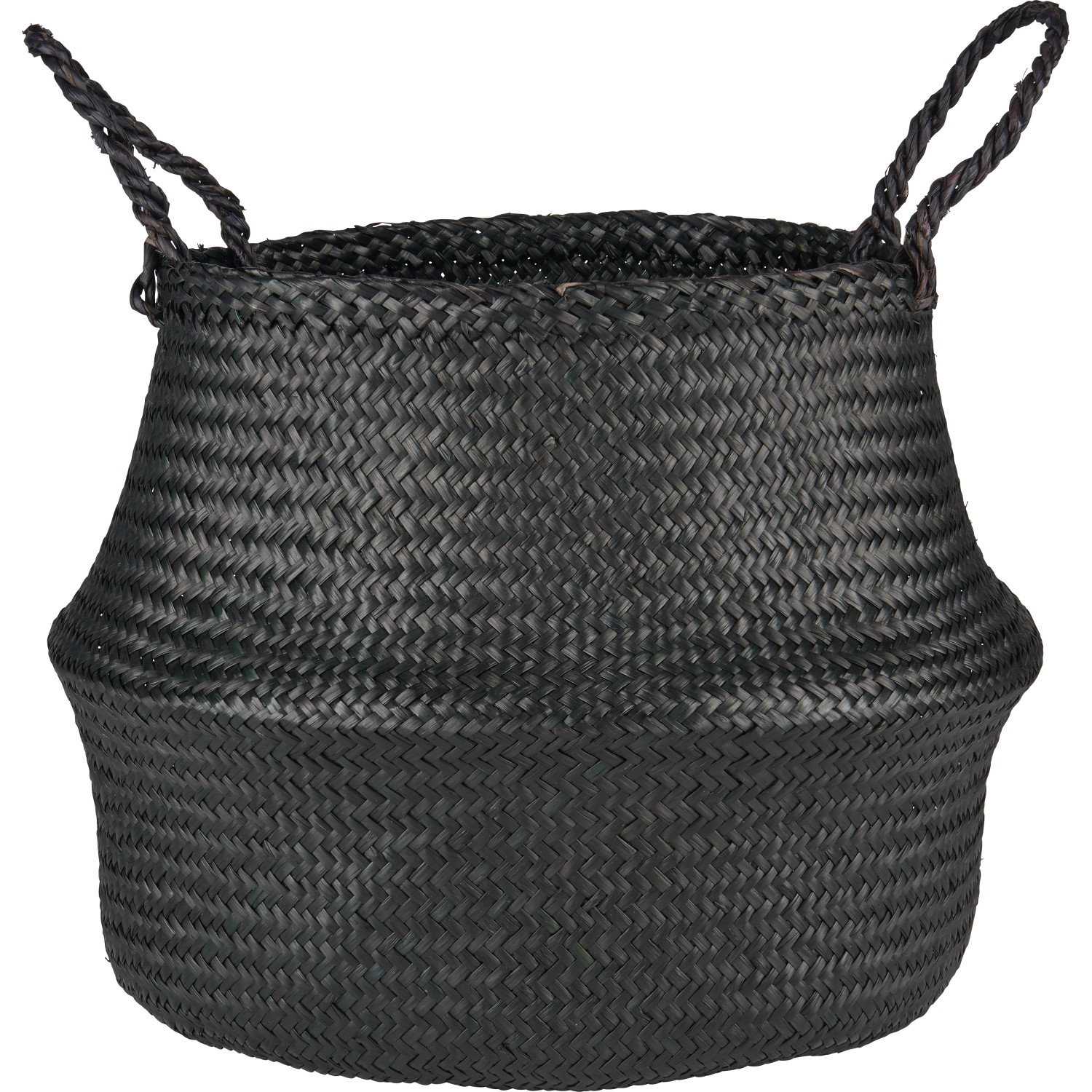 Úložný košík Minimalist Zen 35 cm x průměr 39 cm černý