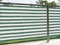 Floracord Balkonová zástěna HDPE, zeleno-bílá, 180 g/m2, 500 x 90 cm