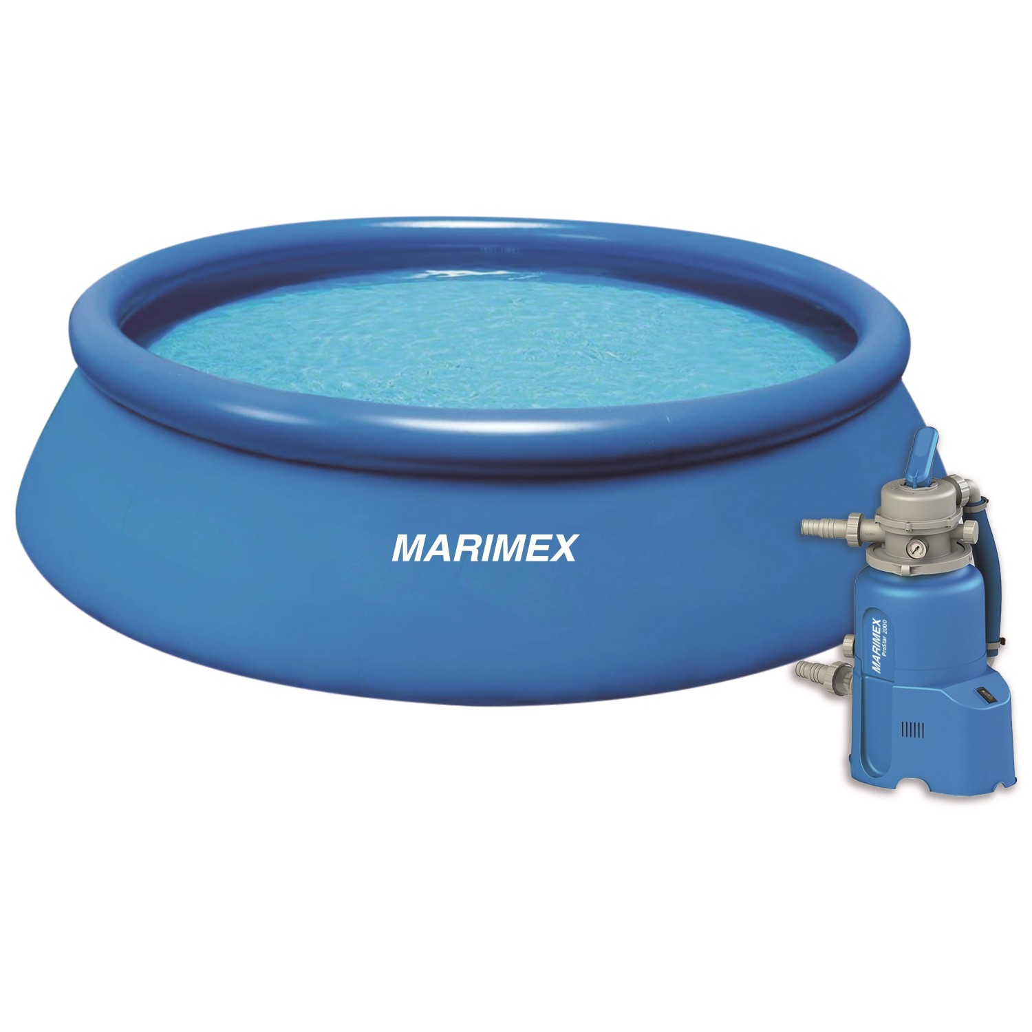 MARIMEX Bazén Tampa s pískovou filtrací, modrá, 3,66 x 0,91 m