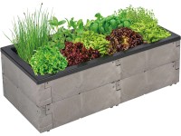 JUWEL Vyvýšený záhon/truhlík Timber na balkon a terasu 130 x 60 x 40 cm