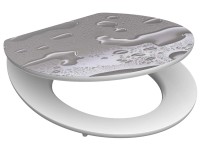 Eisl WC sedátko Grey Steel dřevěné jádro s automatickým sklápěním Eisl WC sedátko Grey Steel dřevěné jádro s automatickým sklápěním
