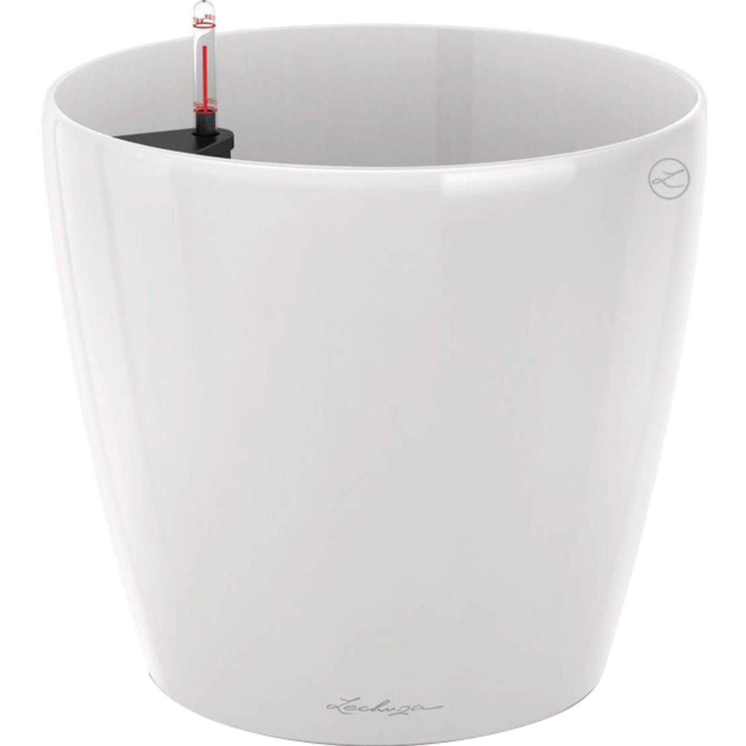 Lechuza Květináč Classico Premium 70, bílá vysoce lesklá, pr. 70 x 65 cm