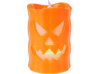 Svíčka LED Halloween, měnící barvu, různé barvy, 1 ks, 9 x 6 cm