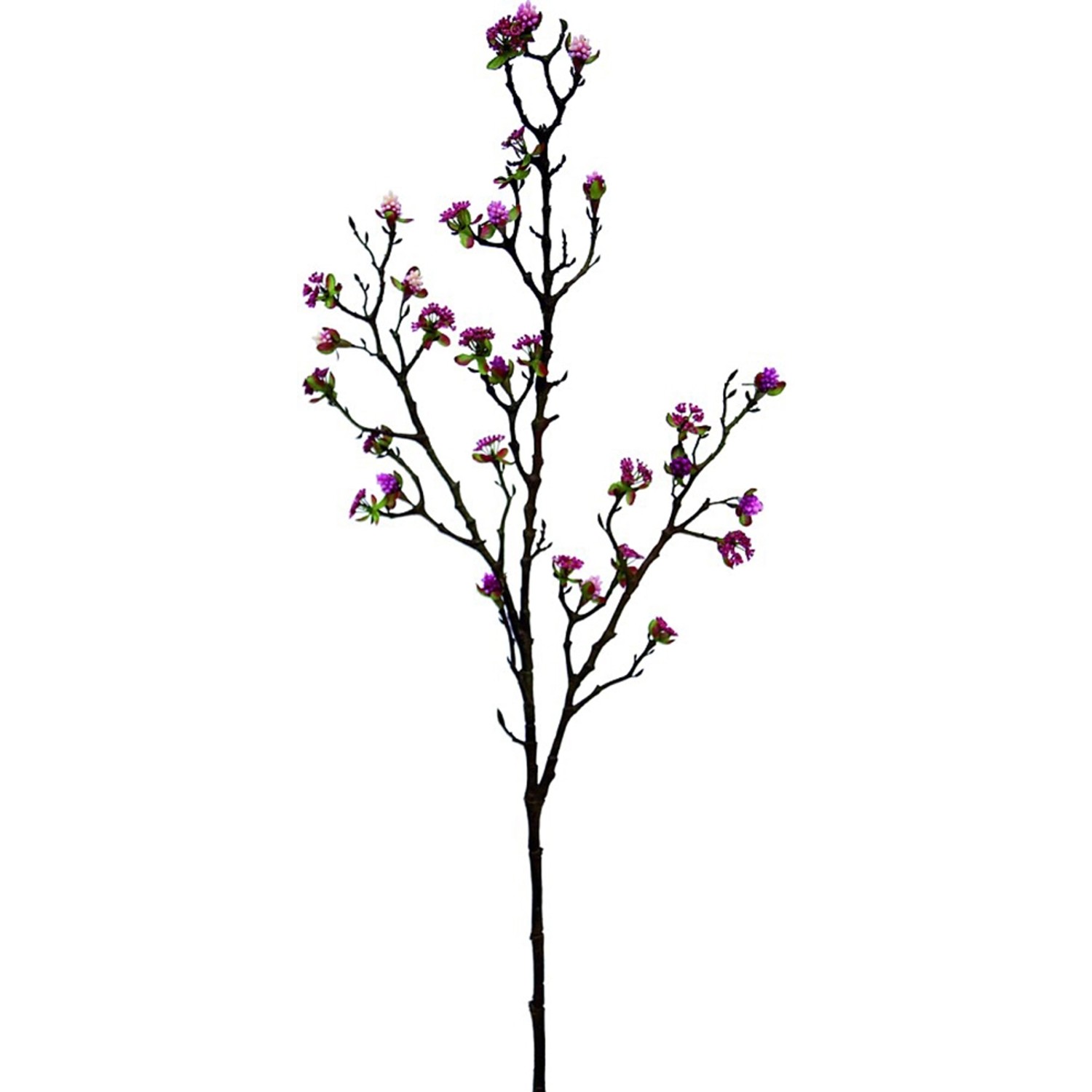 FlowerPower Umělá květina - větvička s bobulemi, nachová, 100 cm