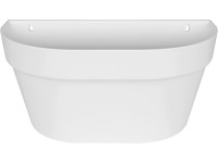 elho Květináč Loft Urban Wall Basket bílý 40 x 19 x 20 cm