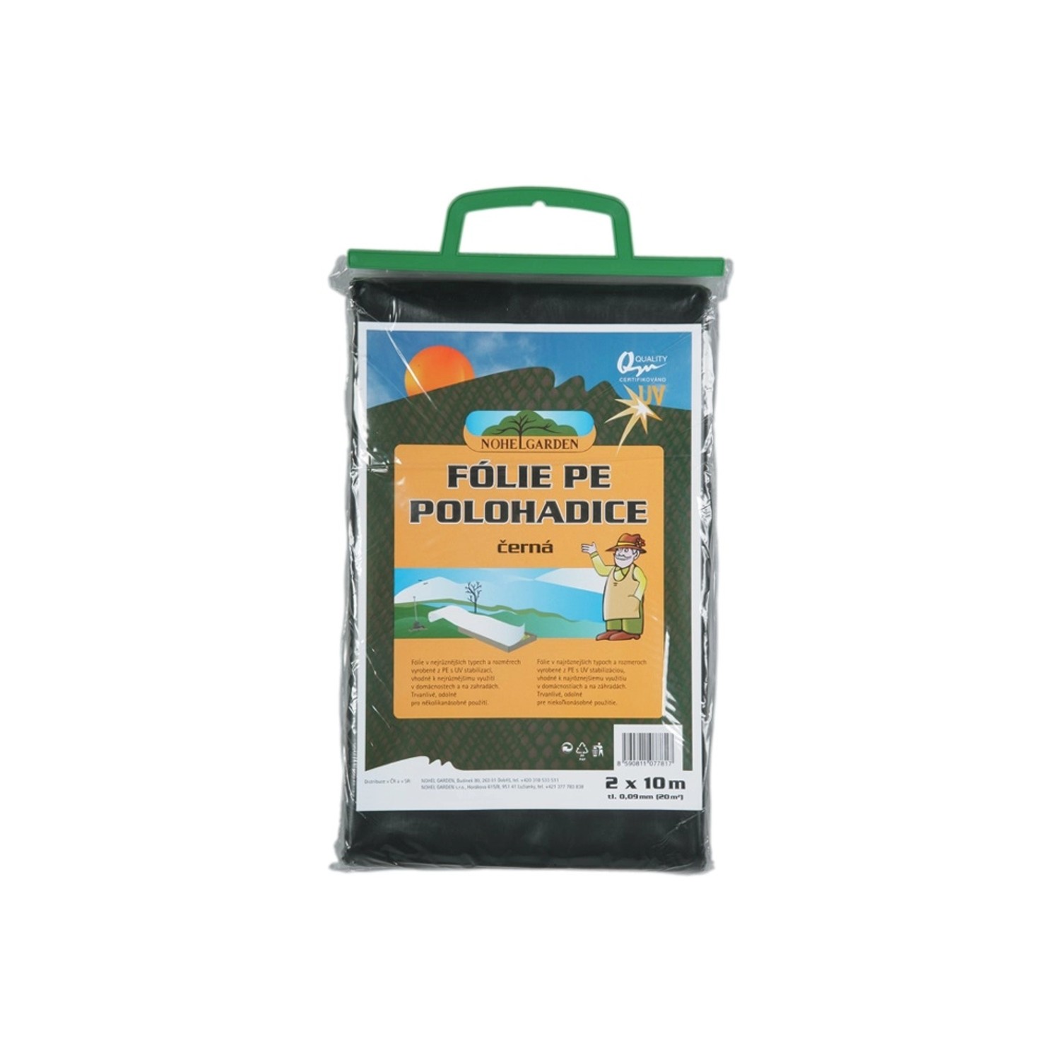 Nohel Garden Fólie polohadice, černá, 2 x 10 m