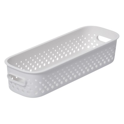 SmartStore Úložný koš Essence Slim bílý 29,5 x 10 x 6,5 cm, 1,3 l