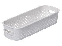 SmartStore Úložný koš Essence Slim bílý 29,5 x 10 x 6,5 cm, 1,3 l