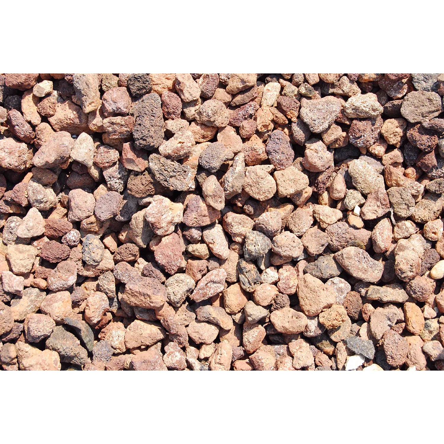 Lávový mulč hnědý 8 mm - 25 mm Big Bag 800 kg