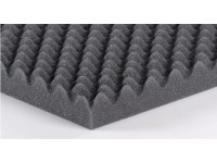 AM Tvarový akustický molitan Vlnky 4,5 cm, 50 x 100 cm