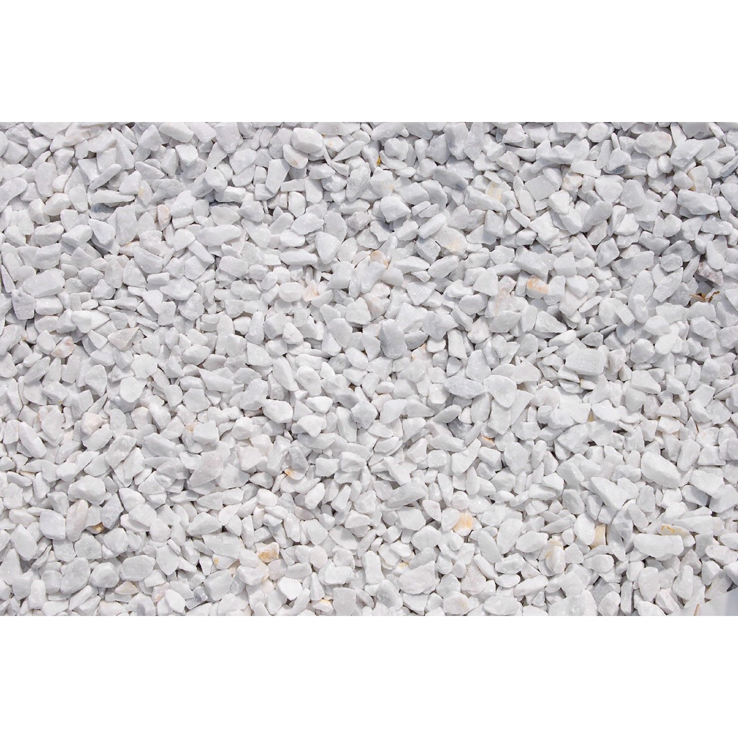 Mramorová drť carrarská bílá 9-12 mm 10 kg PE pytel