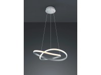 Stropní LED svítidlo Course matný nikl 1bodové 27 W