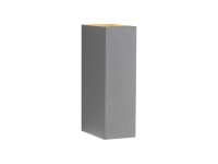 Paul Neuhaus Nástěnné LED svítidlo Block 4W IP54 šedá 16 x 8 x 5 cm