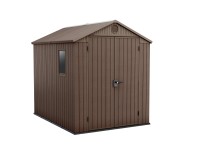 Keter Plastový zahradní domek Darwin 6x8, hnědá, 190 x 244 x 221 cm