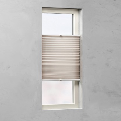 Plisé roleta taupe 20 mm, 40 x 130 cm